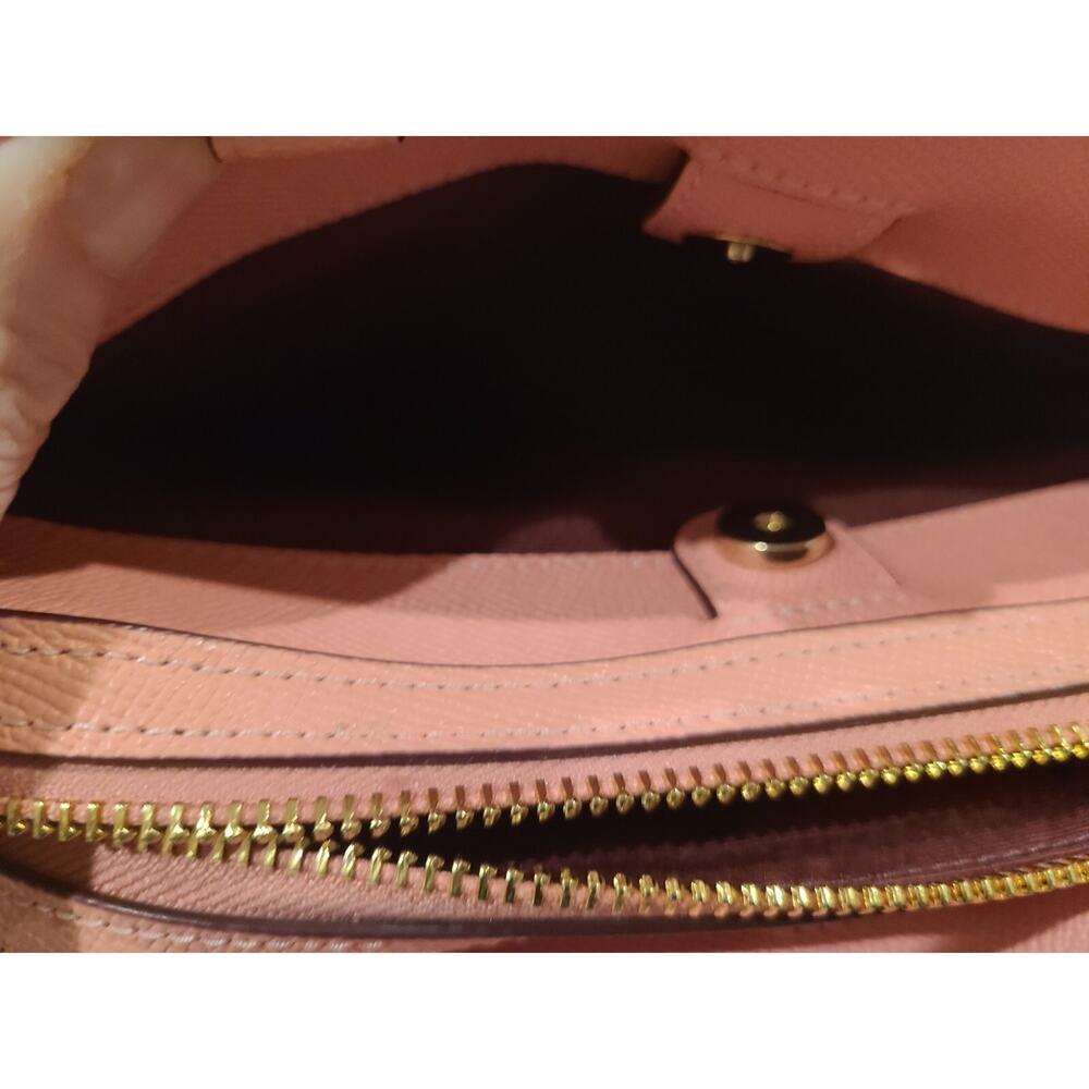 NWOT Coach Mini Lillie Carryall Petal Pink Gold Tone Hardware Crossbody Satchel - Picture 7 of 8